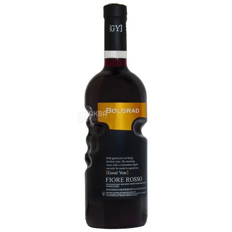 Bolgrad Fiore Rosso Вино, Красное полусладкое, 0,75 л, Стекло