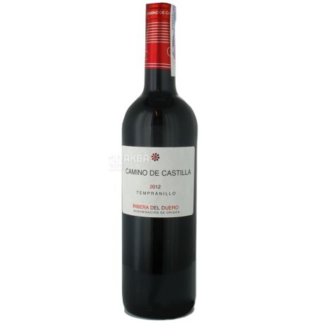 CDE Castilla Вино, Tempranillo, Червоне сухе, 0,75 л