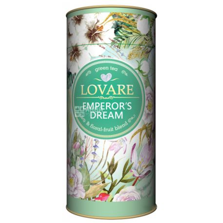 Lovare, Emperor's Dreams, 80 г, Чай Ловара, Мрії Імператора, Зелений, тубус