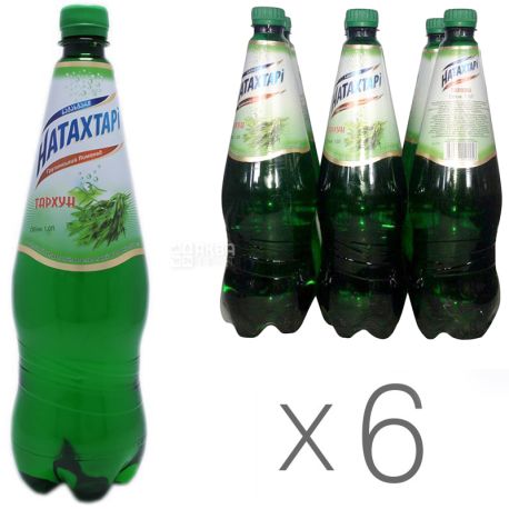 Натахтари, Тархун, 1 л, Упаковка 6 шт., Лимонад, ПЭТ