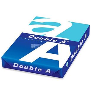Double A, Упаковка 5 шт. х 500 аркушів, Папір офісний білий А4, Клас А+, 80 г/м2
