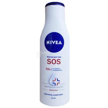 Nivea, SOS, 250 мл, Бальзам для тіла, для дуже сухої шкіри