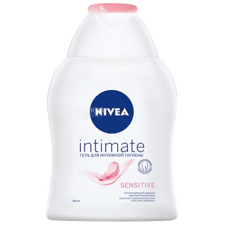 Nivea, Sensitive, 250 мл, Гель для интимной гигиены, для чувствительной кожи