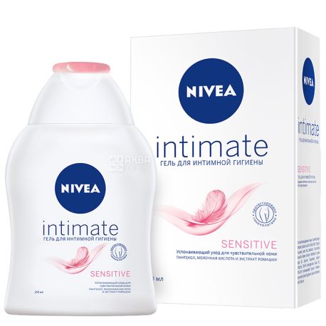 Nivea, Sensitive, 250 мл, Гель для інтимної гігієни, для чутливої ​​шкіри