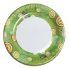 EkoPak, Laminated plate with a pattern, assorted, 230 mm, 50 pcs, Plastic bag