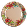 EkoPak, Laminated plate with a pattern, assorted, 230 mm, 50 pcs, Plastic bag