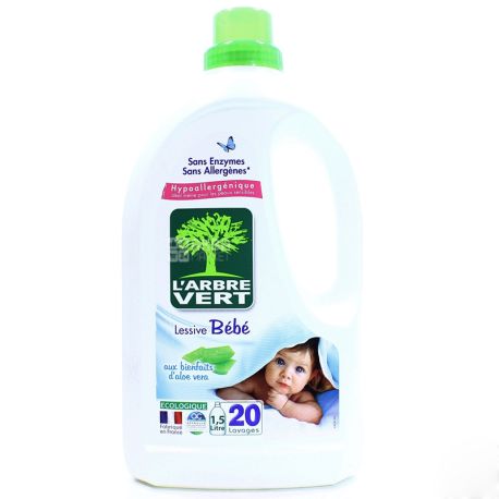 L'Arbre Vert, Baby laundry detergent, 1.5 l