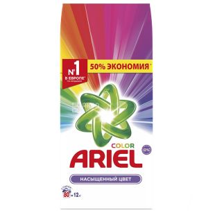 Ariel Color, 12 кг, Стиральный порошок, Насыщенный цвет, Автомат