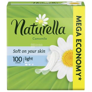Naturella, Camomile Light, 100 шт., Прокладки ежедневные