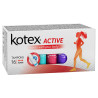 Кotex, Active Super, 16 шт., Гигиенические тампоны, без аппликатора, 4 капли