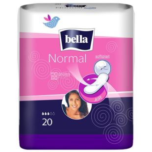 Bella Normal, 20 шт., Гигиенические прокладки, 3 капли