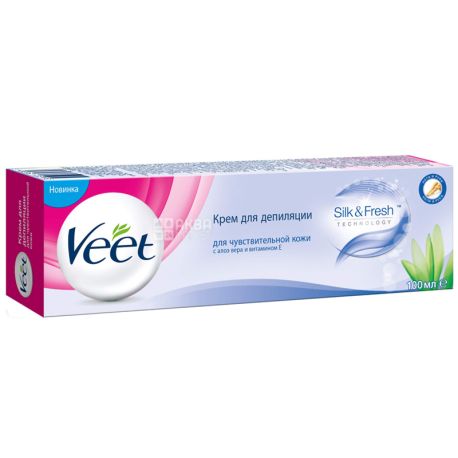 Veet, 100 мл, Крем для депіляції, Для чутливої шкіри