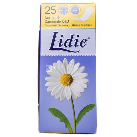 Lidie, Deo Normal Camomile, 25 шт., Прокладки щоденні