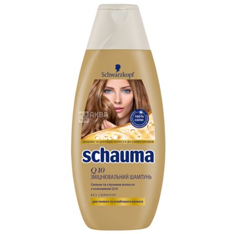 Schauma, 400мл, шампунь, Восстановление Q10