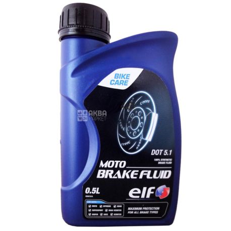Elf Moto Brake Fluid DOT 5.1,Тормозная жидкость, 0.5 л, канистра