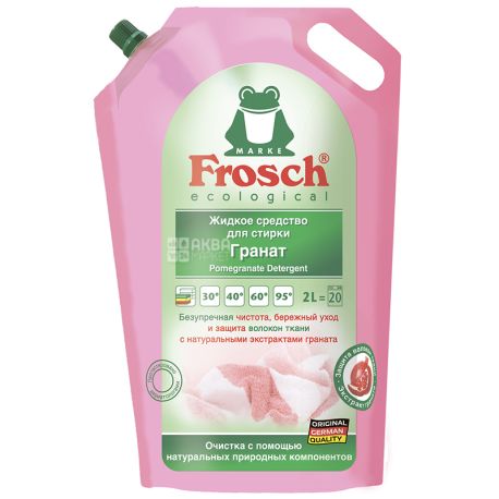 Frosch Pomegranate, Liquid detergent, 2 l