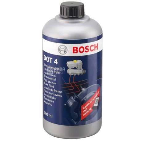 Bosch DOT-4 HP Тормозная жидкость, 0.5л, канистра