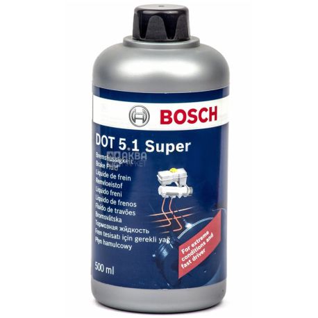 Bosch DOT 5.1 Гальмівна рідина, 0.5л, каністра