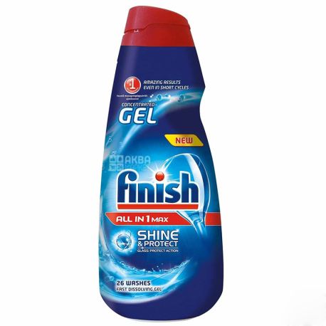 Finish Gel, Dishwashing Gel, Dishwasher, 650 ml