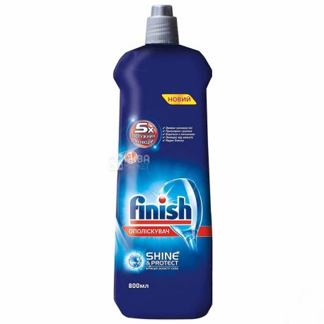 Finish, Shine, 800 мл, Ополаскиватель для посудомоечных машин