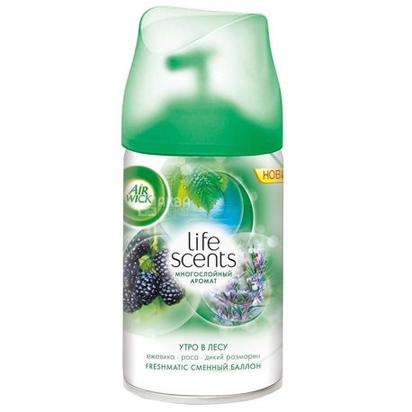 Air Wick Life Scents, Ранок у лісі, 250 мл, змінний балон