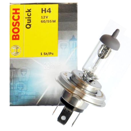 Bosch Quick H4 12V Autolamp halogen, cardboard