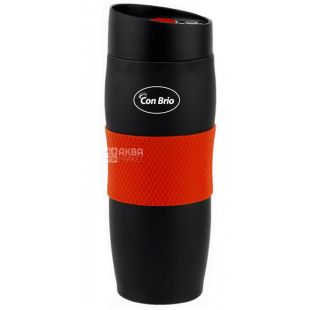 Con Brio Термокружка черно-красная, 350мл