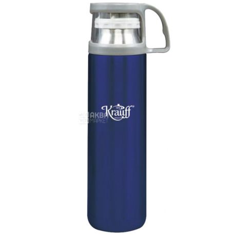 Krauff Sakurajima Термос синій, 500л