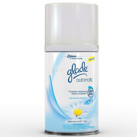 Glade Automatic, Сменный баллон, Родниковая свежесть, 269 мл