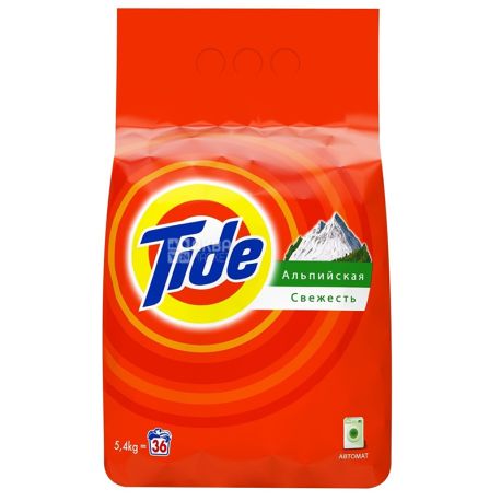 Tide Alpine freshness, Washing machine powder, 5.4 kg, m / s