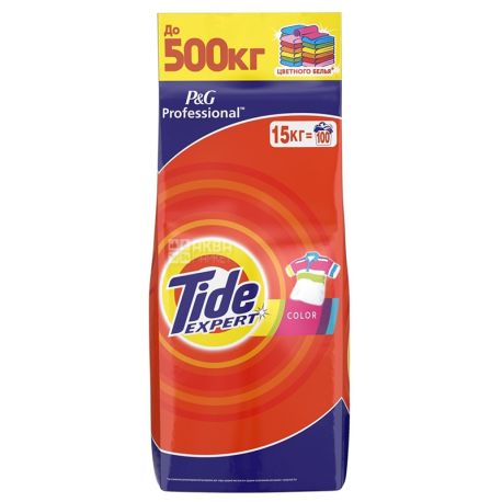 Tide Expert Professional Color, Washing powder, Automatic, 15 kg