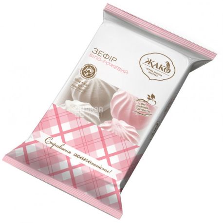 Jaco marshmallow white and pink 350g, m / s