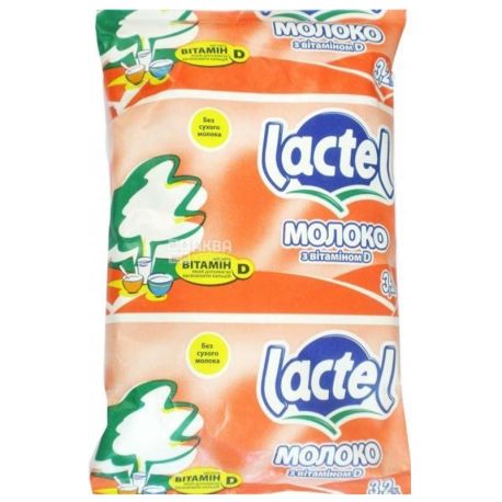 Lactel milk 3.2% v / pasteur with vitamin D 0.9 l, m / y