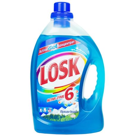 Liquid detergent Gel Losk Mountain Lake, 2 l
