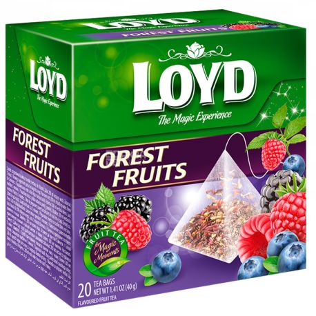  Loyd, Forest fruits, 20 пак., Чай Лойд, Лісові ягоди, фруктовий