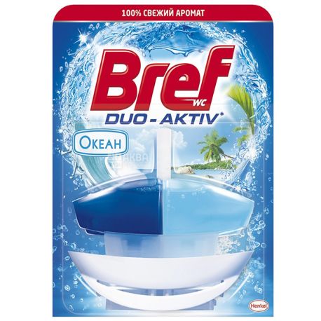 Bref Duo-activ, 50 мл, Блок для унитаза Бреф, Океан