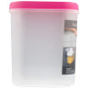 Capacity for loose materials, Plastic, With a cover and the valve, 2,2 l, TM Tea