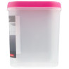 Capacity for loose materials, Plastic, With a cover and the valve, 2,2 l, TM Tea