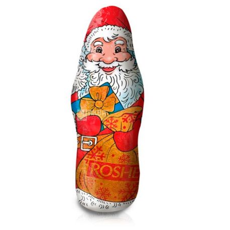 Roshen Дід Мороз, Шоколадна фігурка, 100 г, фольга