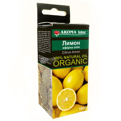Aroma Inter, 10 мл, Ефірна олія, Лимон