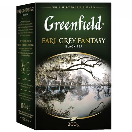 Greenfield, Earl Grey, 200 г, Чай Гринфилд, Эрл Грей, черный с бергамотом 
