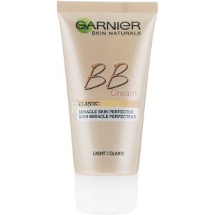 GARNIER ВB Сream, 50 мл, Крем для лица увлажняющий, Светло-бежевый