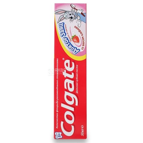 Colgate Dr. Hare, Toothpaste, For children, 2 +, Strawberry, 50 ml