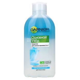Garnier, 200 мл, Средство для снятия макияжа, Основной Уход