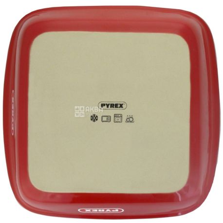 PYREX Форма SUPREME RED квадратна