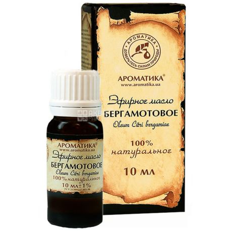 Bergamot Aromatic essential oil, 10 ml