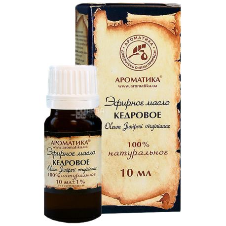 Essential oil Cedar Aromatika, 10 ml