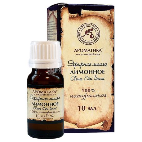 Ароматика, 10 мл, Эфирное масло, Лимонное
