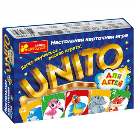 Ранок Настольная игра Унита, для детей, картон