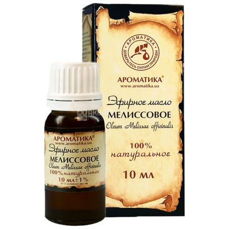 Essential oil Melissa Aromatika, 10 ml